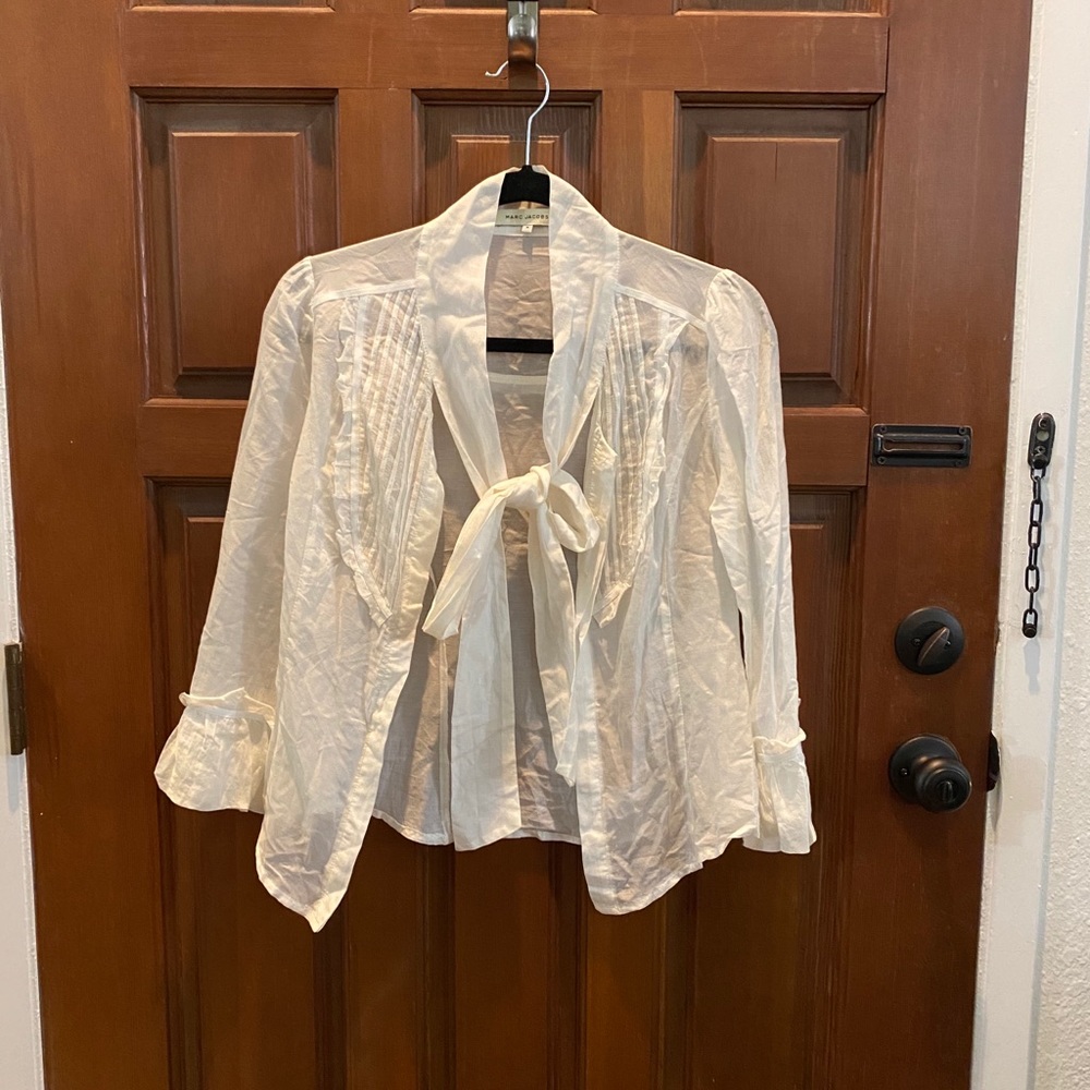 Marc Jacobs tie blouse/ shirt